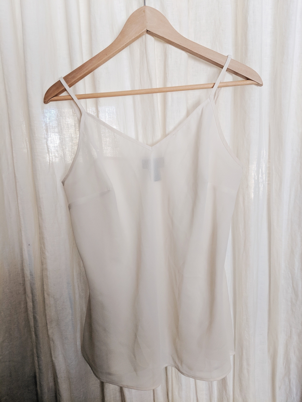 Lane Bryant Cream Adjustable Strap Cami